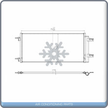 Cargar imagen en el visor de la galería, New A/C Condenser for Chevrolet Cruze - 2016 2017 2018 2019 - OE# 39011385 QL - Qualy Air