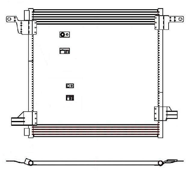 A/C Condenser for Mercedes-Benz ML320, ML350, ML430, ML500, ML55 AMG QR - Qualy Air