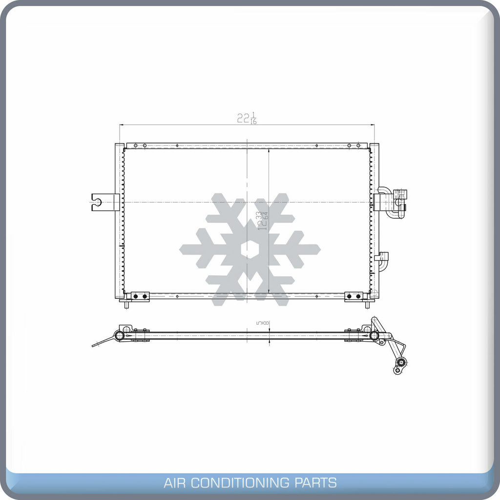 New A/C  Condenser For 95-99 Hyundai Accent Hatchback Sedan - OE# HY3030128 QL - Qualy Air