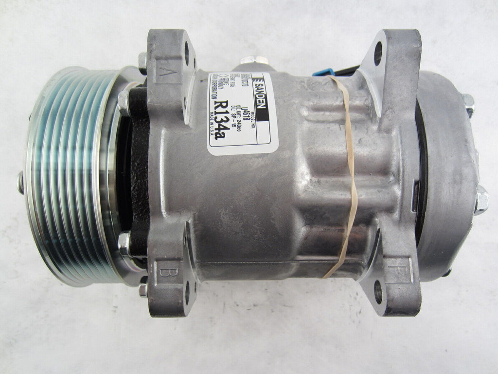A/C Compressor OEM Sanden SD7H15 for Chevrolet / GMC / Isuzu / Mack / Volvo QR - Qualy Air