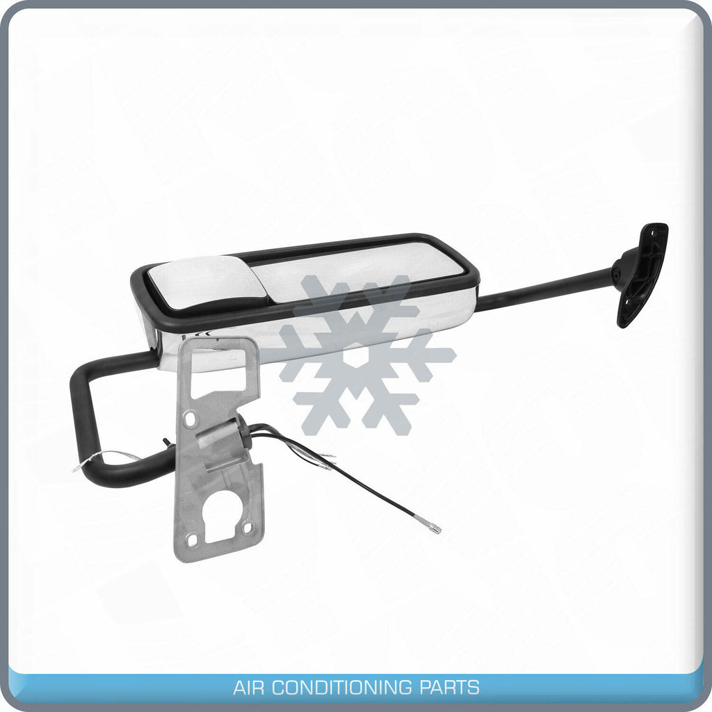 Chrome Side Mirror Driver Left Side fit 02-13 Columbia 01-10 Coronado Century QL - Qualy Air