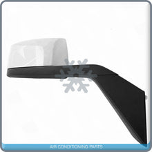 Cargar imagen en el visor de la galería, Chrome Hood Mirror Passenger Right Side Replacement fit 15-17 Volvo VNL VNM VNX - Qualy Air