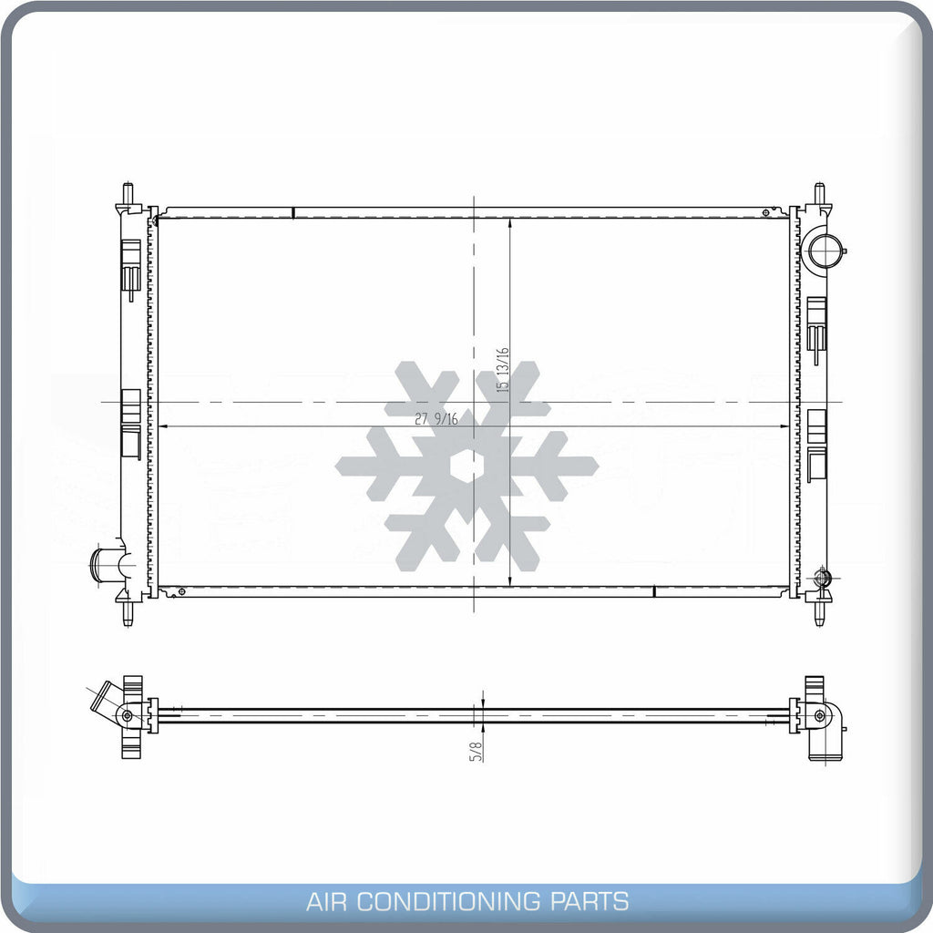 Radiator for Mitsubishi ASX, Outlander Sport, RVR QL - Qualy Air