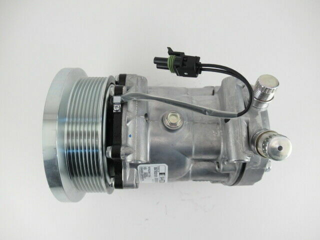 A/C Compressor OEM Sanden SD7H15 fits Caterpillar 730C, 735, 735B, 740, 740... - Qualy Air