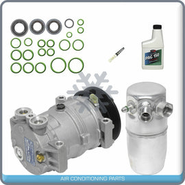 A/C Kit for Chevrolet C1500, C2500, C35, C3500, C3500HD, K1500, K2500, K35... QU - Qualy Air