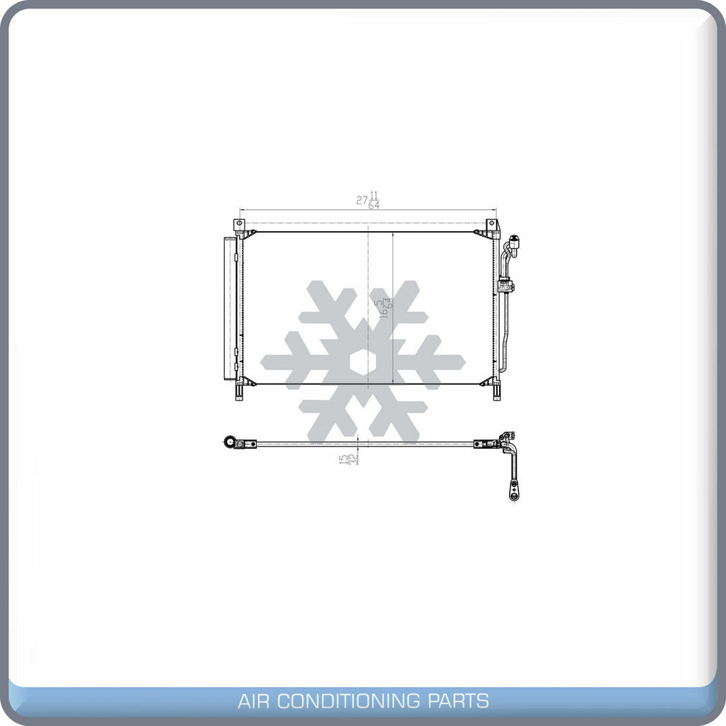 A/C Condenser for Murano QL - Qualy Air