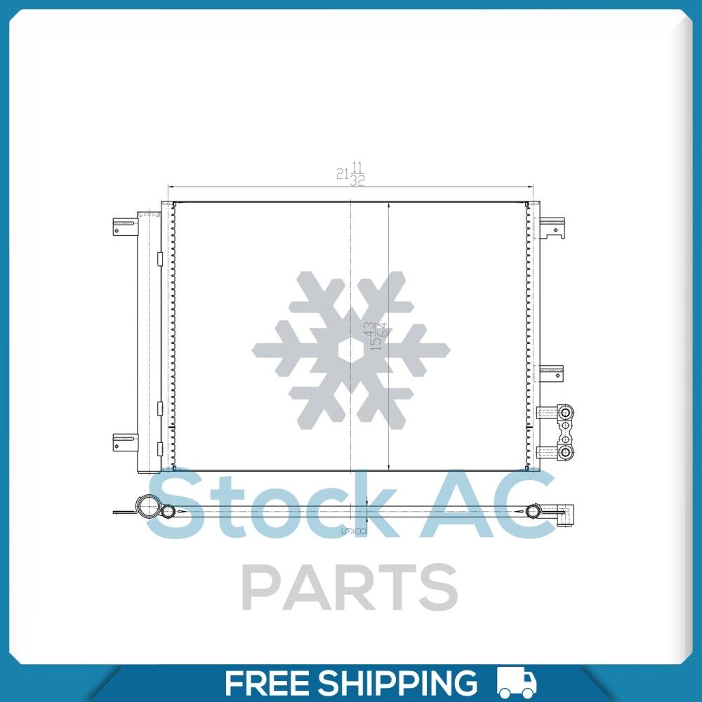 A/C Condenser for Chevrolet Corvette QL - Qualy Air