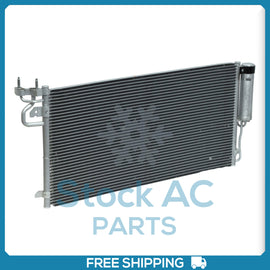 A/C Condenser for Ford Fusion 2017 to 2020 / Lincoln Continental, MKZ 2017 to 20 - Qualy Air