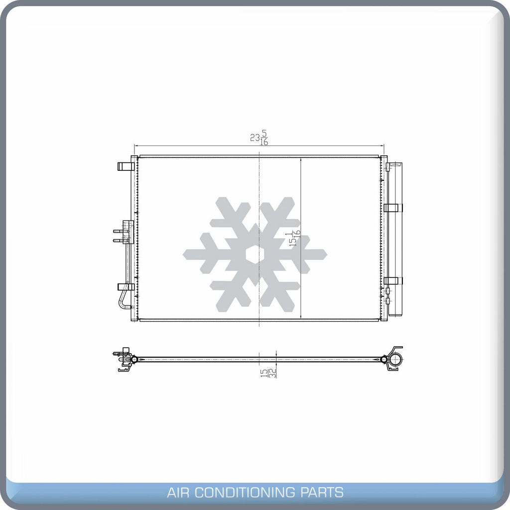 A/C Condenser for Soul QL - Qualy Air