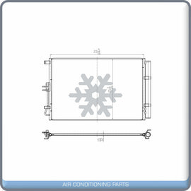A/C Condenser for Soul QL - Qualy Air
