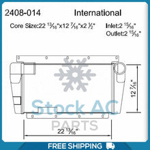 Load image into Gallery viewer, NEW Charge Air Cooler for INT&#39;L 4700-4900 / 3800 7.6L / 1652 SC/UPS 7.3L QL - Qualy Air
