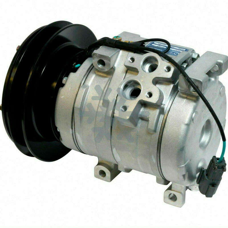 A/C Compressor 10S15C fits Agco / Case IH / Caterpillar / John / Komatsu / ... - Qualy Air