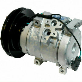 A/C Compressor 10S15C fits Agco / Case IH / Caterpillar / John / Komatsu / ... - Qualy Air