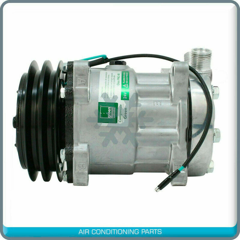 A/C Compressor Fits John Deere 744e Wheel Loader - Ref At136850 - Qualy Air