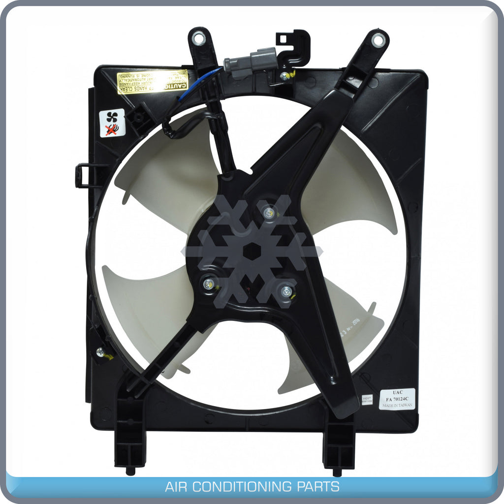 New A/C Radiator-Condenser Fan for Honda Civic - 2001 to 2005 - OE# 38611PMMA01 - Qualy Air