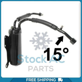 A/C Receiver Drier for Ford E-350 Club Wagon, E-350 Super Duty QR - Qualy Air