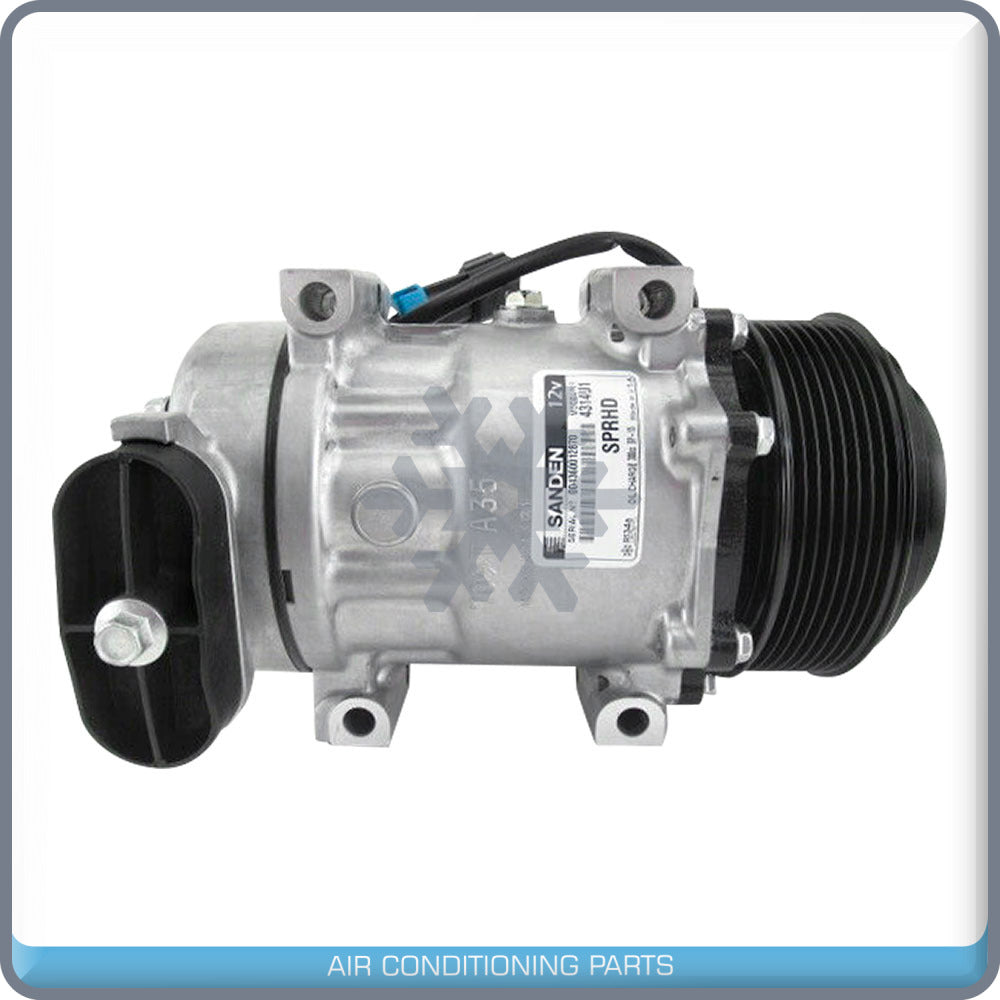 New OEM SANDEN A/C Compressor for Freightliner Cascadia / M2 106 - OE# 4314 RQ - Qualy Air