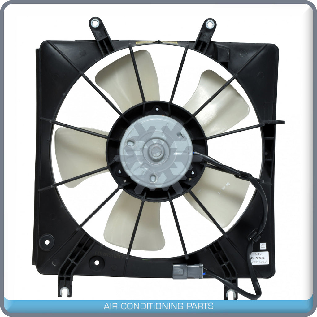 New A/C Radiator-Condenser Fan for Honda Accord - 2003 to 2007 - OE# 19015RCAA01 - Qualy Air