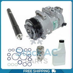 A/C Kit for 2008-2013 Audi TT Quattro/RS/TTS - VW Eos L4/V6/L5 1.8L/2.0L/2.5L/3.2L