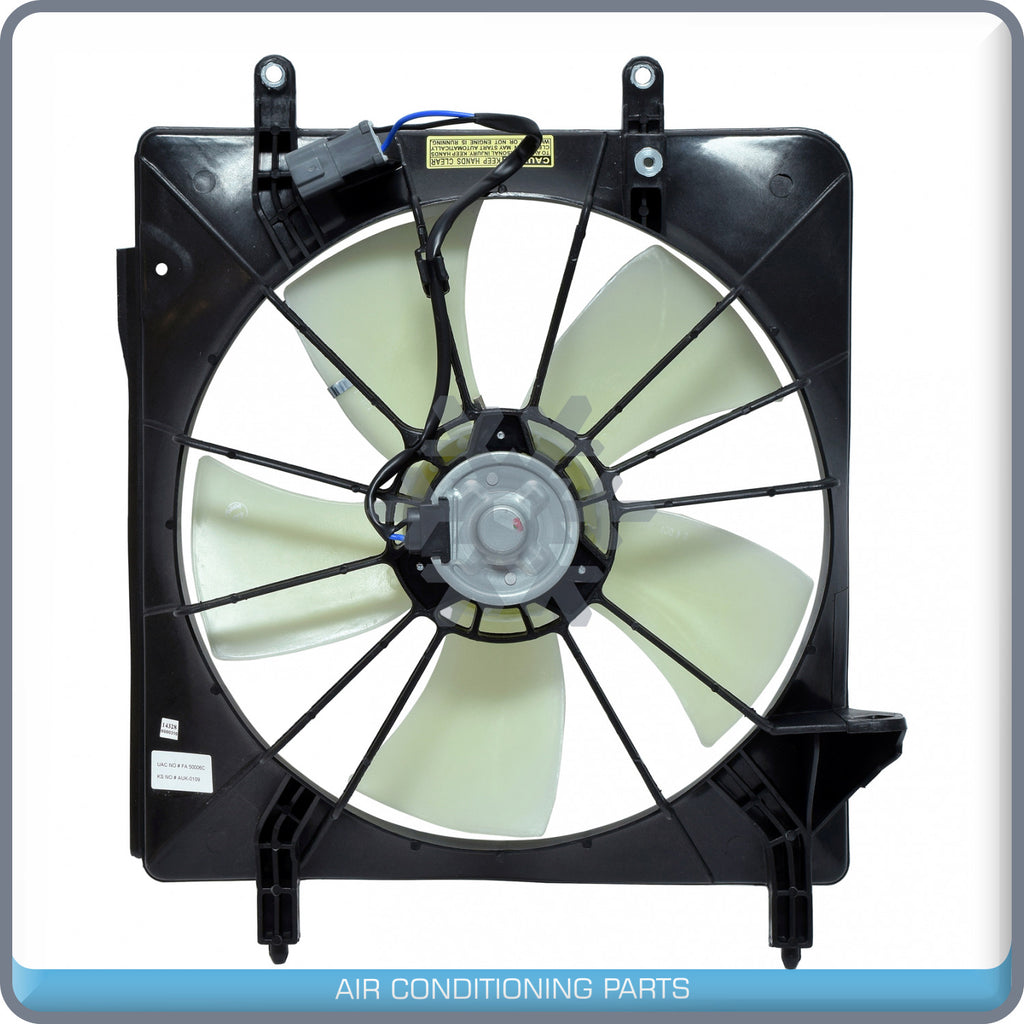 New A/C Radiator-Condenser Fan for Acura TSX - 2004 to 2008 - OE# 19015RBB003 - Qualy Air