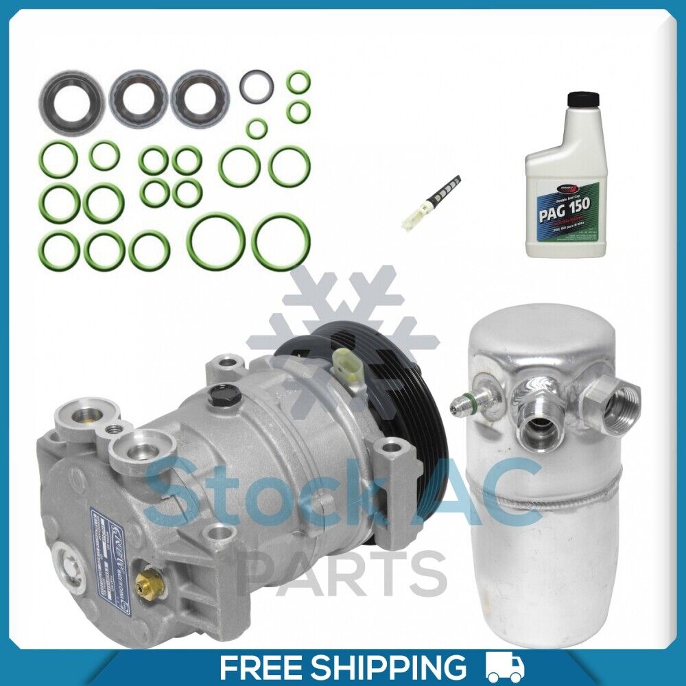 A/C Kit for Chevrolet C1500, C2500, C35, C3500, C3500HD, K1500, K2500, K35... QU - Qualy Air