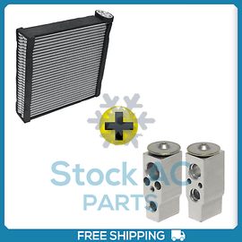 New Evaporator Core + Exp. Valve fits Suzuki SX4 2007-14 - 2 PARTS KIT - Qualy Air