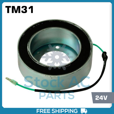New A/C Compressor Coil fits TM31 Valeo & Seltec & Ice & Tama 24V - Qualy Air