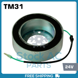 New A/C Compressor Coil fits TM31 Valeo & Seltec & Ice & Tama 24V - Qualy Air