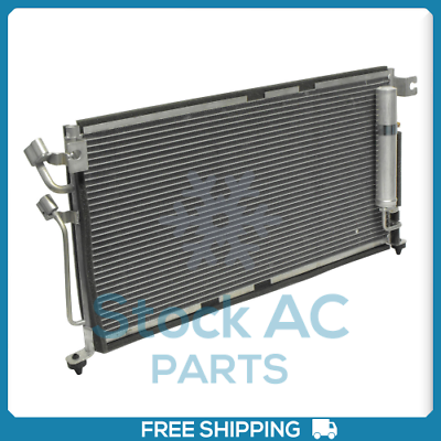 New A/C Condenser w/ Drier for Mitsubishi Lancer - 2004 to 2006 - OE# 7812A049 - Qualy Air
