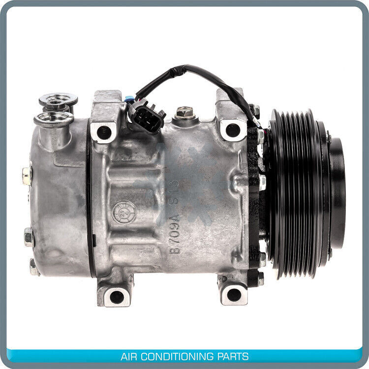 New OEM AC Compressor fits Peterbilt 320,382,384,386,388,389,587 OE# F696003122 - Qualy Air