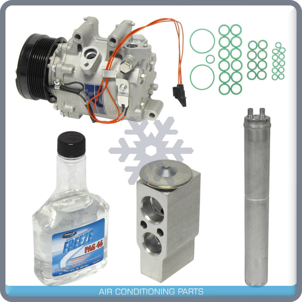 NEW Kit A/C Compressor For Honda Civic 2006 to 2011 - OE# 38810RNAA01 - Qualy Air
