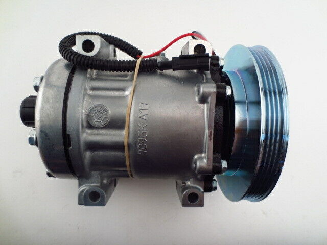 New A/C Compressor Genuine Sanden fits Case 580N - Qualy Air