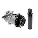 A/C Compressor + Drier for Kenworth / Peterbilt 320,382,384,389,587 - Model 4079