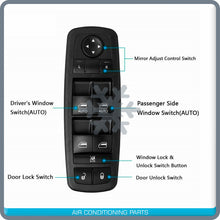 Cargar imagen en el visor de la galería, Power Window Switch Driver Side For 2009-2012 Dodge Ram 1500 2500 3500 - Qualy Air