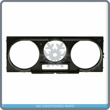 Cargar imagen en el visor de la galería, New AC Heater KNOB STYLE Control Trim Bezel - VW Passat Jetta Golf 1999 to 2005 - Qualy Air