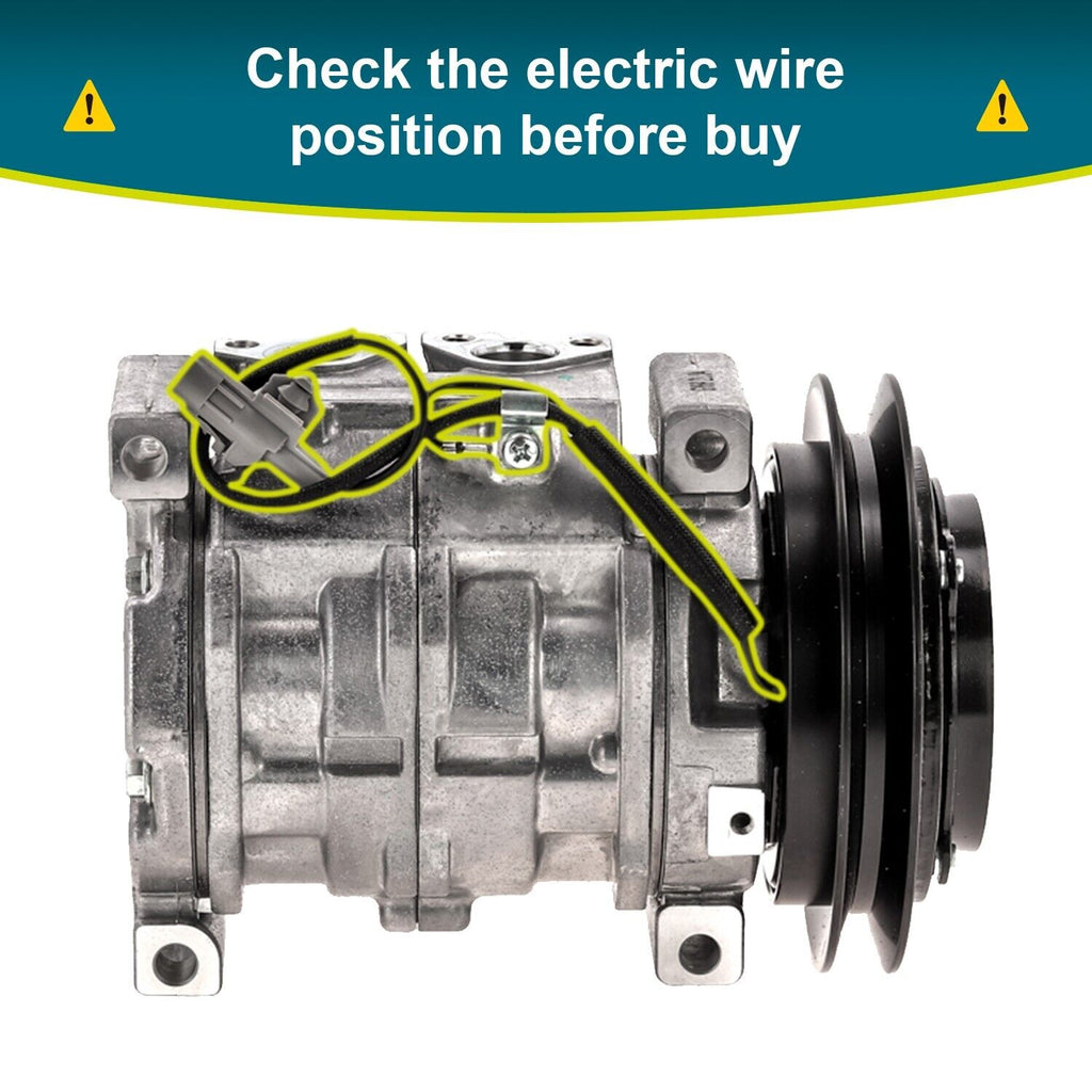 A/C Compressor for Hino 145, 165, 185, 258ALP, 258LP, 268A, 308, 338, 338C... QU - Qualy Air