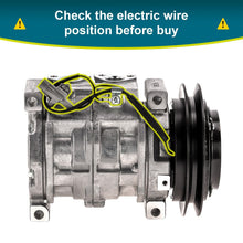 Cargar imagen en el visor de la galería, A/C Compressor for Hino 145, 165, 185, 258ALP, 258LP, 268A, 308, 338, 338C... QU - Qualy Air