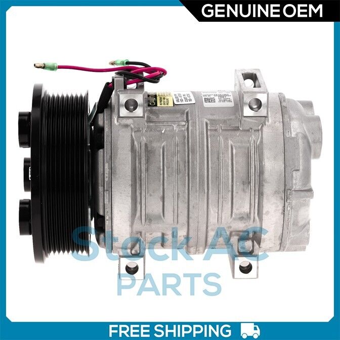 New A/C Compressor - Genuine Valeo OEM # 103-67260 - 8 grooves - 12 volts - Qualy Air