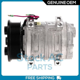 New A/C Compressor - Genuine Valeo OEM # 103-67260 - 8 grooves - 12 volts - Qualy Air