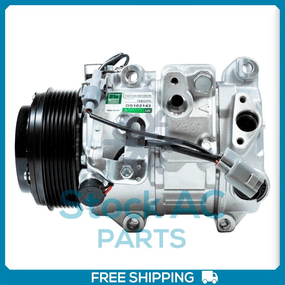 New A/C Compressor w/ Clutch fits Lexus ES350 / Toyota RAV4, Sienna, Venza - Qualy Air