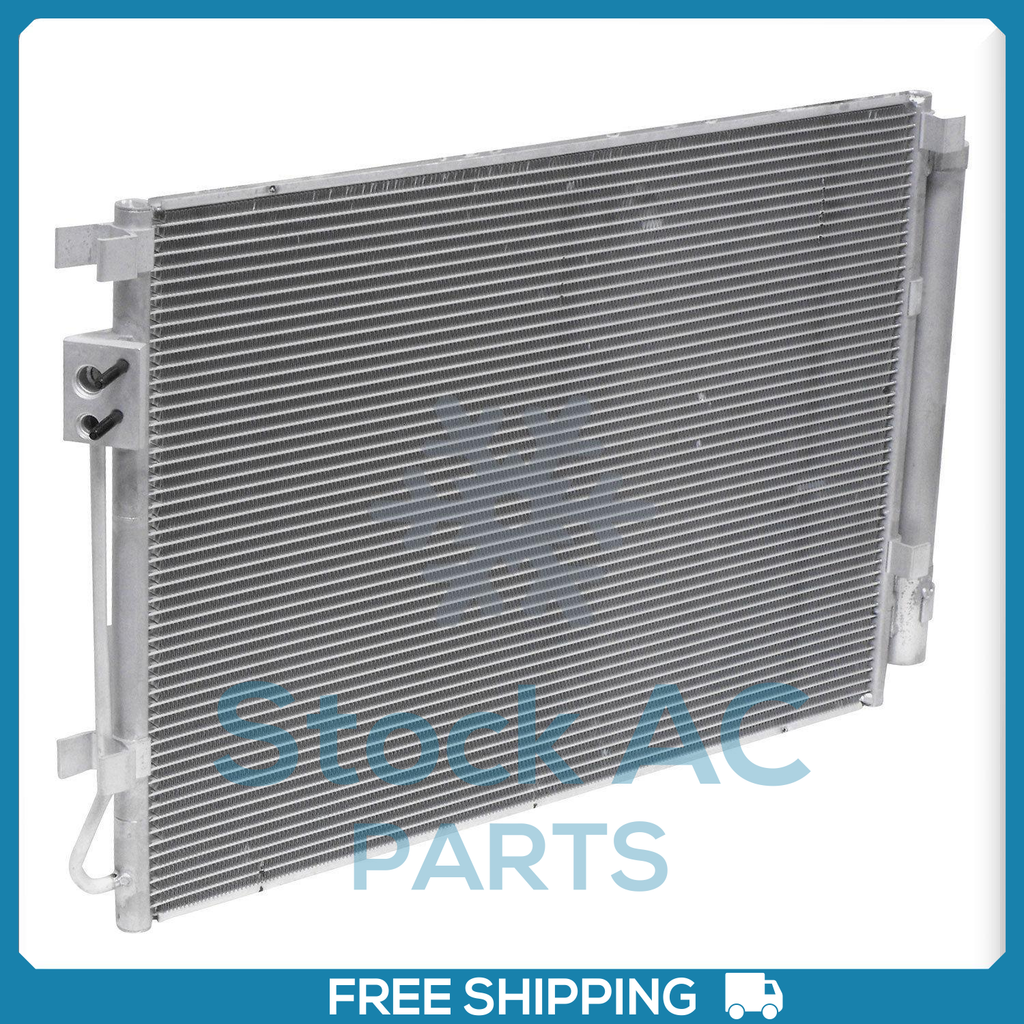 New A/C Condenser + Drier fits Hyundai Accent, Veloster / Kia Rio 2012 to 2013 - Qualy Air