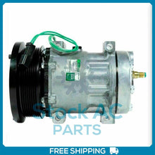 Load image into Gallery viewer, A/C Compressor SD7H15 24V fits Caterpillar 962H - REF 1630872 - Qualy Air