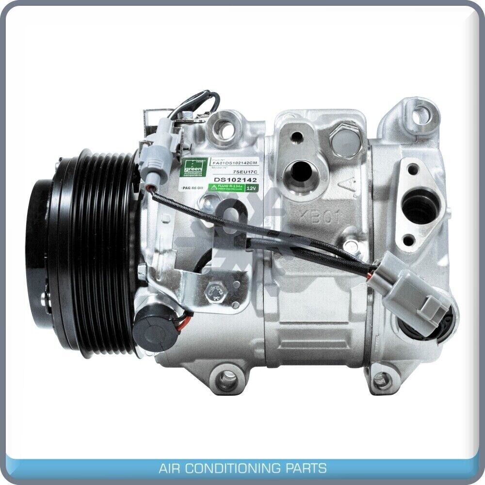 New A/C Compressor w/ Clutch fits Lexus ES350 / Toyota RAV4, Sienna, Venza - Qualy Air