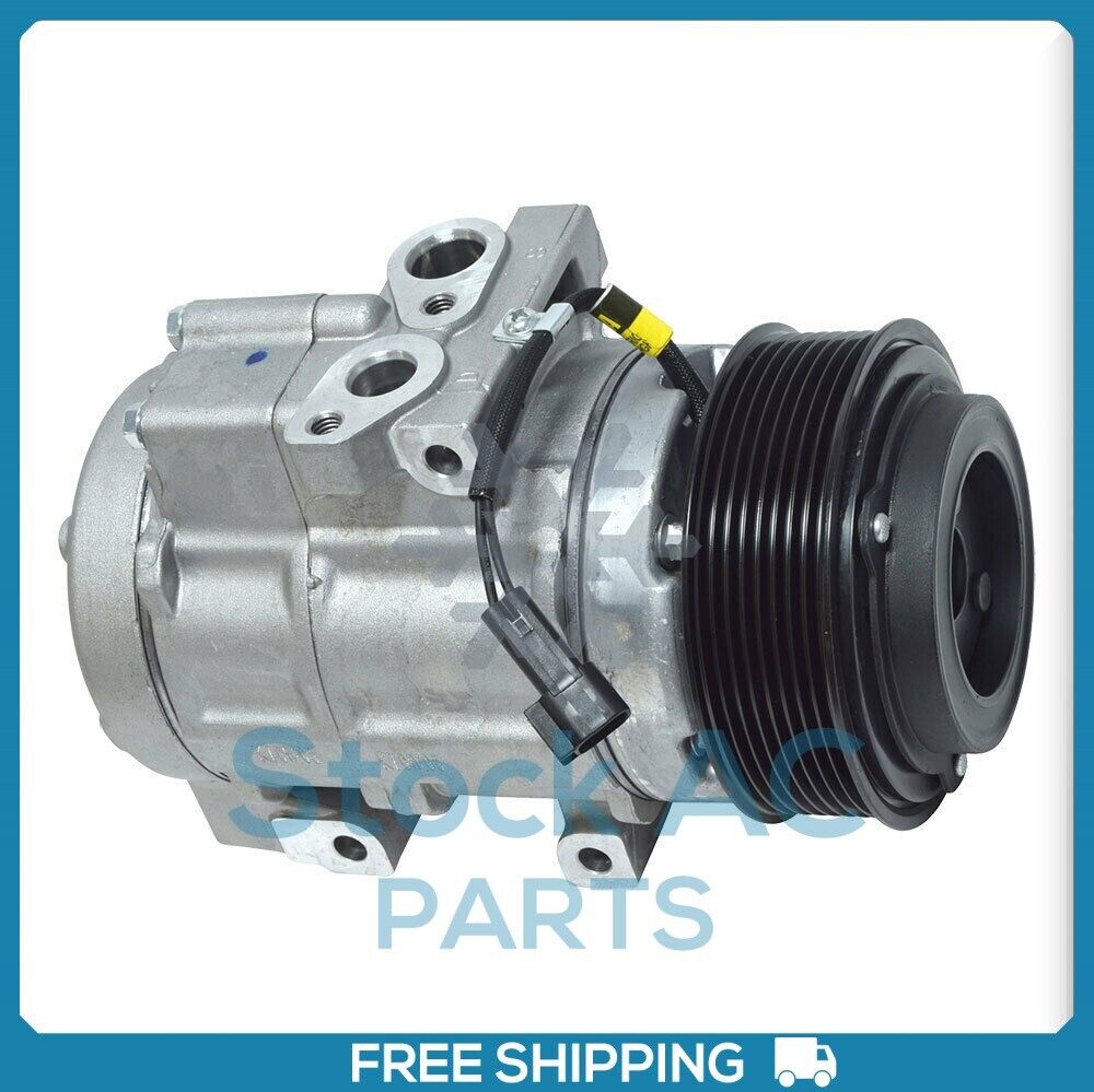 New AC Compressor for Ford F-250,F-350,F-450,F-550 SD 6.7L Diesel - 2011 to 2016 - Qualy Air