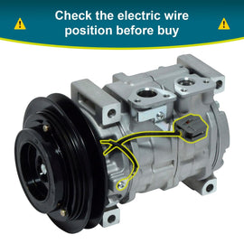 New DENSO A/C Compressor for 05-2010 Hino 145 165 185 268 338 7.7L - 88310E0110 - Qualy Air