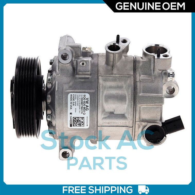 OEM A/C Compressor for Audi A1, Q3 Quattro / Volkswagen Beetle, Polo, Golf QR - Qualy Air