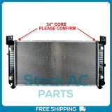 Radiador para Chevy Silverado 1500 Tahoe Suburban 1500 GMC Sierra 1500 Yukon 5.3L
