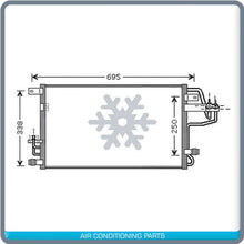 Load image into Gallery viewer, New AC Condenser for Hyundai Tucson - 2005 to 2009 / Kia Sportage - 2005 to 2010 - Qualy Air