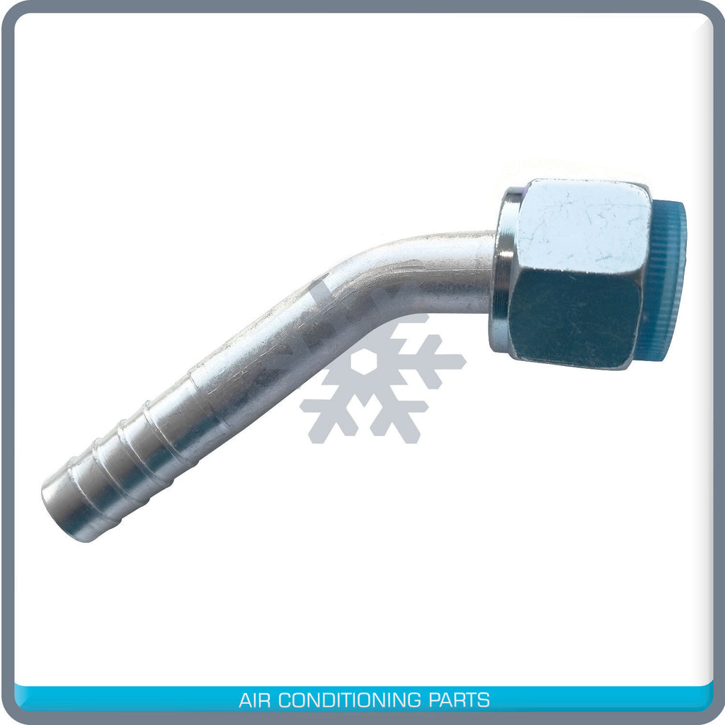 New A/C Fitting Beadlock Female O ring, 45 Degree  #12 NUT, #12 Hose - Qualy Air