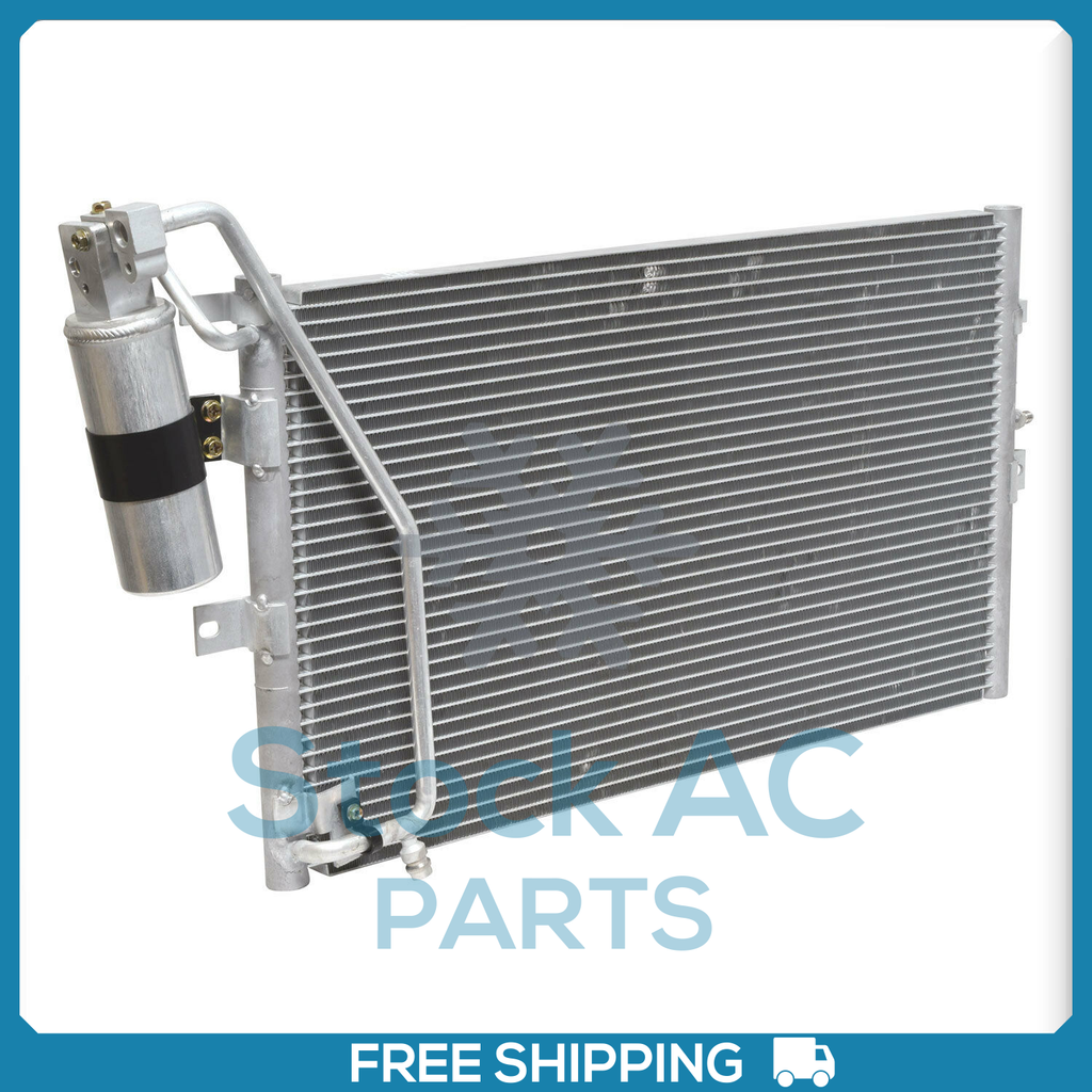 NEW A/C Condenser + Drier for Saab 9-5 - 2002 to 2009 - OE# 5048350 - Qualy Air